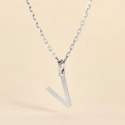 Marc Orian Pendentifs|Bijoux Homme > Pendentif Ionia Lettre Or Blanc