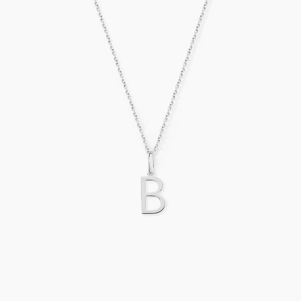 Marc Orian Pendentifs|Bijoux Homme > Pendentif Ionia Lettre or blanc