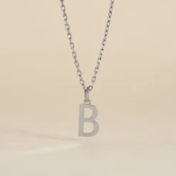 Marc Orian Pendentifs|Bijoux Homme > Pendentif Ionia Lettre or blanc