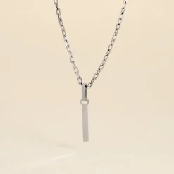Marc Orian Pendentifs|Bijoux Homme > Pendentif Ionia Lettre Or Blanc