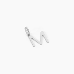 Pendentif Ionia Lettre Or Blanc