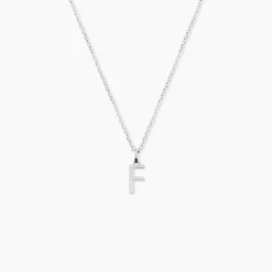 Pendentif Ionia Lettre Or Blanc