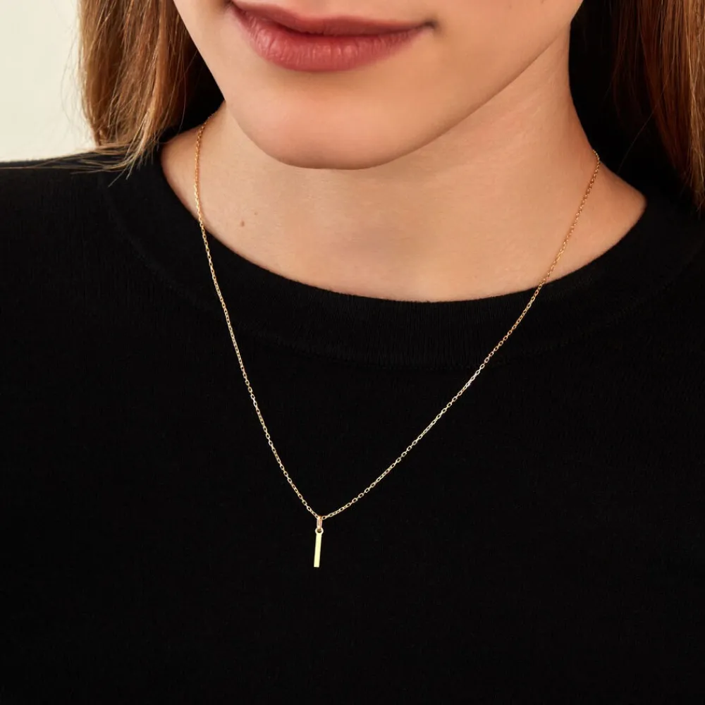 Marc Orian Pendentifs|Bijoux Homme > Pendentif Ionia Lettre Or Jaune