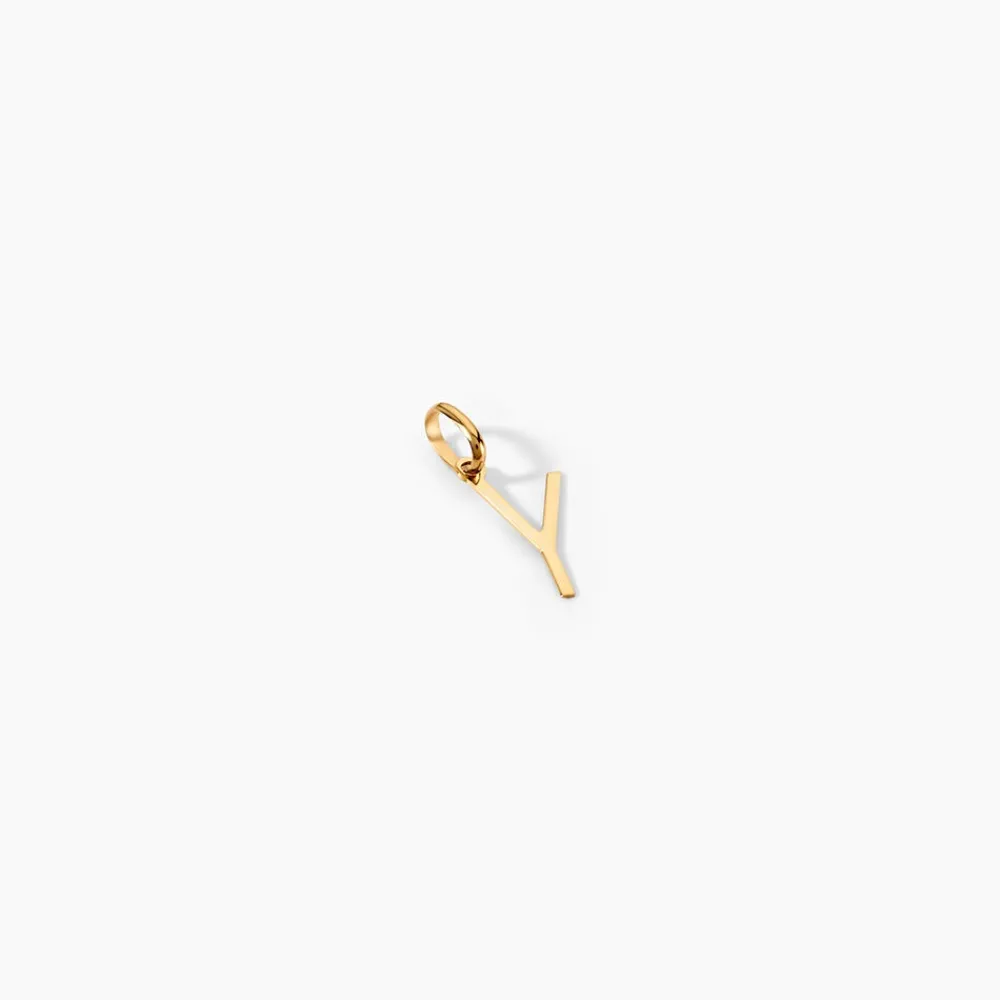 Marc Orian Pendentifs|Bijoux Homme > Pendentif Ionia Lettre Or Jaune