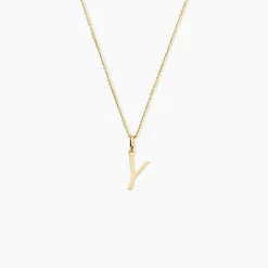 Marc Orian Pendentifs|Bijoux Homme > Pendentif Ionia Lettre Or Jaune
