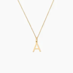 Pendentif Ionia Lettre Or Jaune