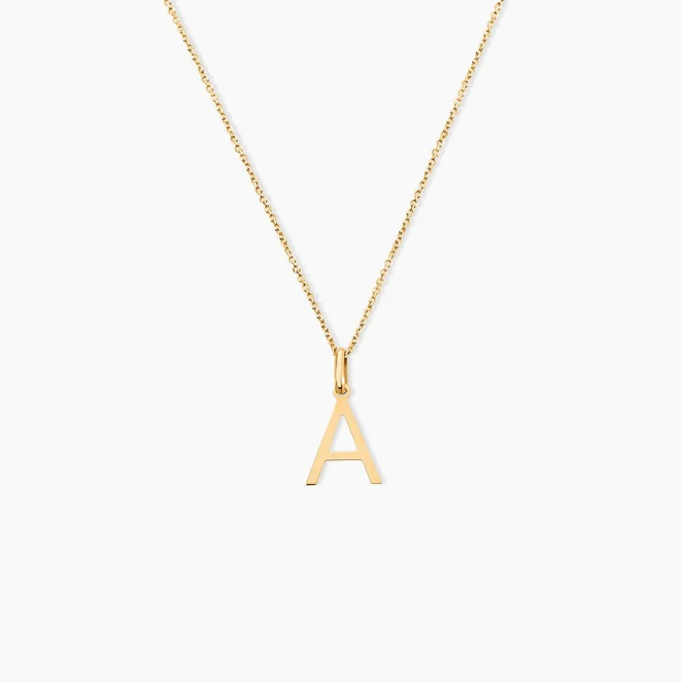 Pendentif Ionia Lettre Or Jaune