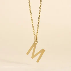 Pendentif Ionia Lettre Or Jaune
