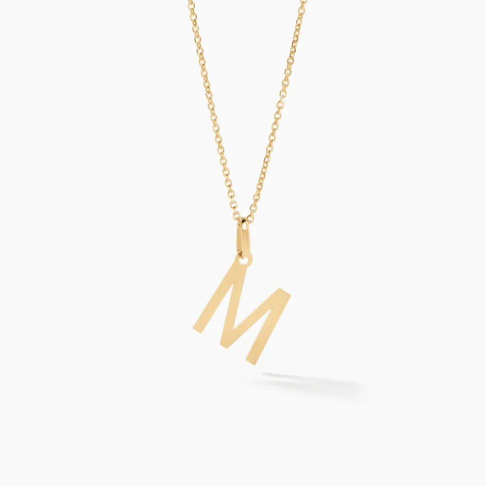 Pendentif Ionia Lettre Or Jaune