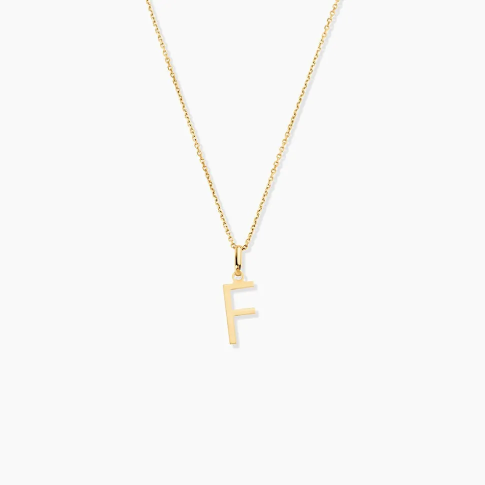 Pendentif Ionia Lettre Or Jaune