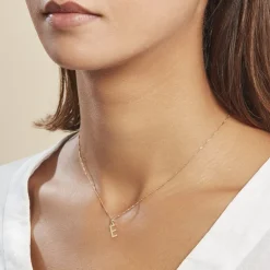 Pendentif Ionia Lettre Or Jaune