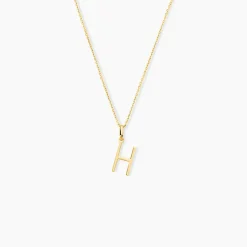 Pendentif Ionia Lettre Or Jaune