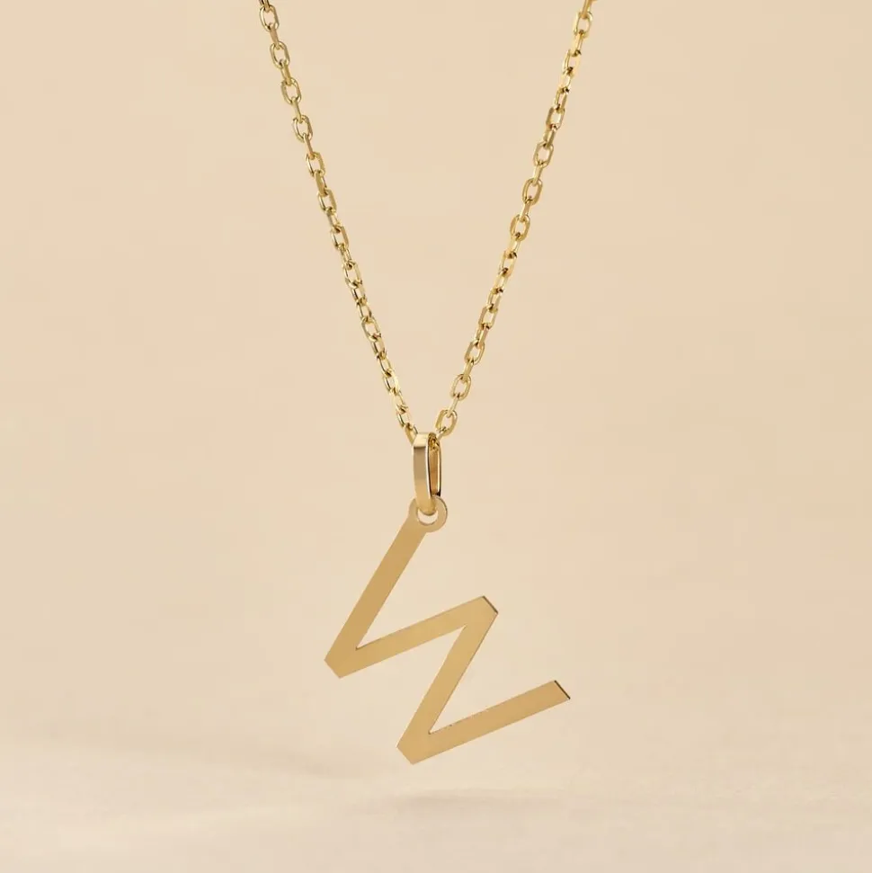 Pendentif Ionia Lettre Or Jaune