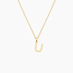 Pendentif Ionia Lettre Or Jaune