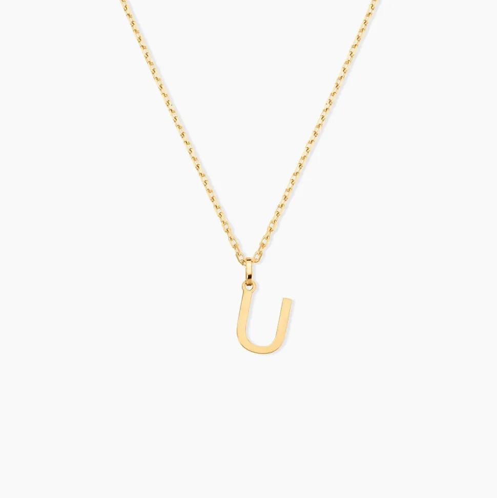 Pendentif Ionia Lettre Or Jaune