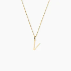 Pendentif Ionia Lettre Or Jaune