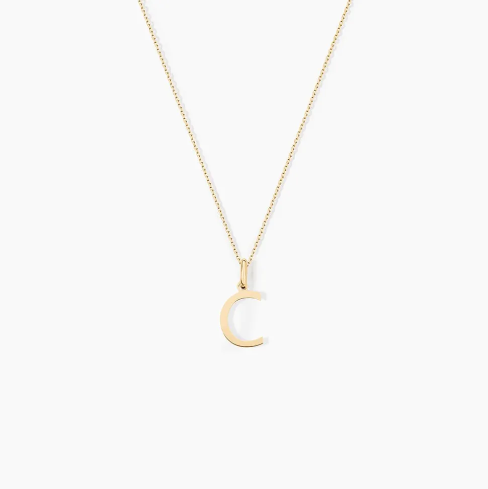 Pendentif Ionia Lettre Or Jaune