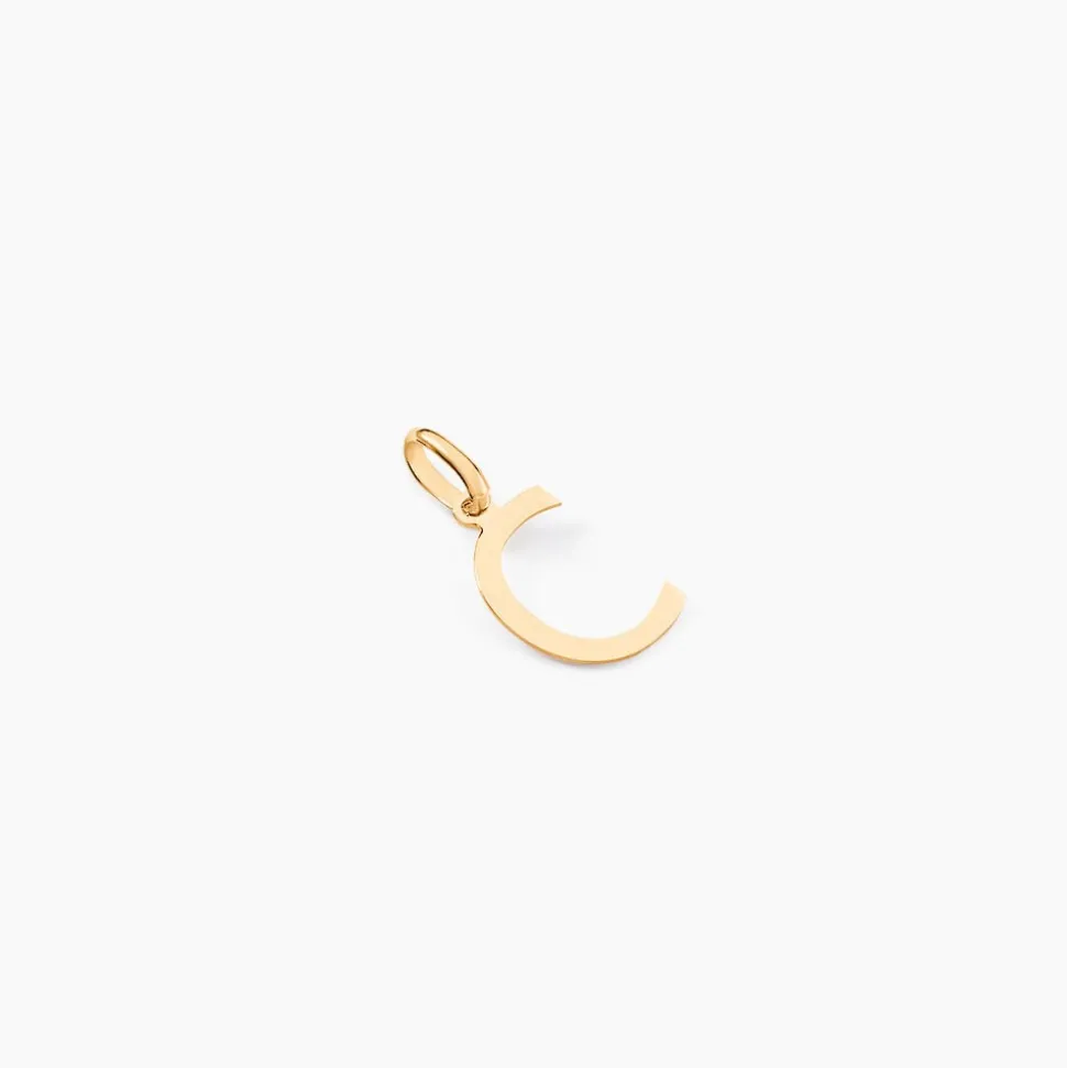 Pendentif Ionia Lettre Or Jaune