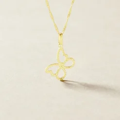 Marc Orian Pendentifs|Bijoux Homme > Pendentif Jaima Papillon Diamante Or Jaune