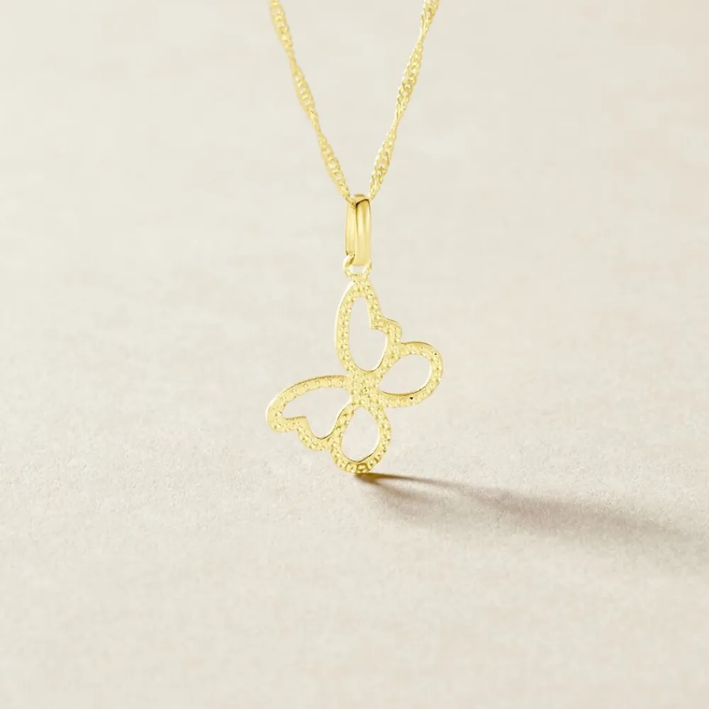 Marc Orian Pendentifs|Bijoux Homme > Pendentif Jaima Papillon Diamante Or Jaune