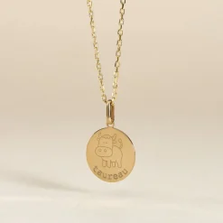Marc Orian Pendentifs|Pendentifs Personnalisés > Pendentif Jannila Zodiaque Or Jaune