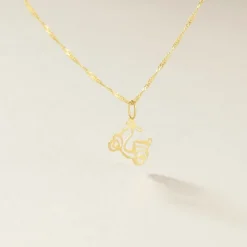 Marc Orian Pendentifs|Bijoux Homme > Pendentif Julius Scooter Or Jaune