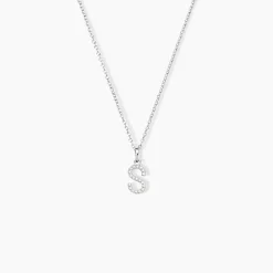 Marc Orian Bijoux Or|Bijoux Femme > Pendentif Klementine Or Blanc Oxyde De Zirconium