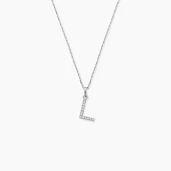 Marc Orian Idées Cadeaux Femme|Bijoux Or > Pendentif Klementine Or Blanc Oxyde De Zirconium