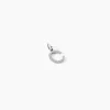 Pendentif Klementine Or Blanc Oxyde De Zirconium