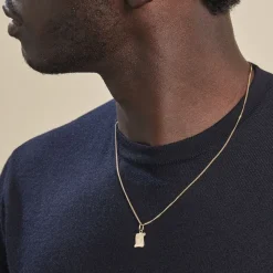 Marc Orian Pendentifs|Pendentifs Personnalisés > Pendentif Lamie Zodiaque Parchemin Or Jaune