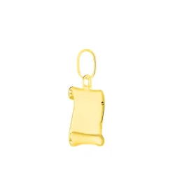 Marc Orian Pendentifs|Pendentifs Personnalisés > Pendentif Lamie Zodiaque Parchemin Or Jaune