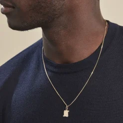 Marc Orian Pendentifs|Pendentifs Personnalisés > Pendentif Lamie Zodiaque Parchemin Or Jaune