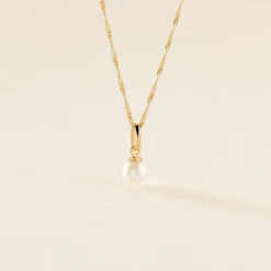 Marc Orian Parures De Mariage|Bijoux Perles > Pendentif Lenonie Or Jaune Perle De Culture