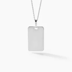 Marc Orian Pendentifs|Pendentifs Personnalisés > Pendentif Leyel Argent Blanc