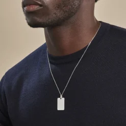 Marc Orian Pendentifs|Pendentifs Personnalisés > Pendentif Leyel Argent Blanc