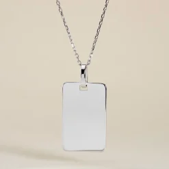 Marc Orian Pendentifs|Pendentifs Personnalisés > Pendentif Leyel Argent Blanc