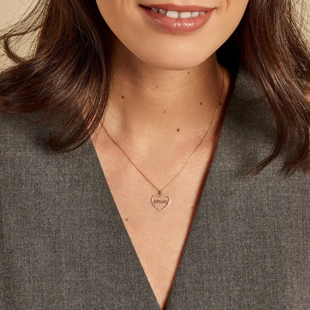 Marc Orian Pendentifs|Bijoux Diamant > Pendentif Loove Or Jaune Diamant