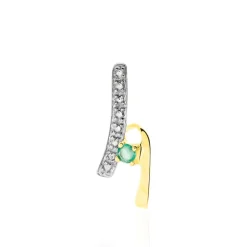 Marc Orian Bijoux Émeraude|Pendentifs > Pendentif Loubra Or Jaune Emeraude