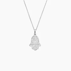 Marc Orian Pendentifs|Pendentifs > Pendentif Luce-marie Argent Blanc