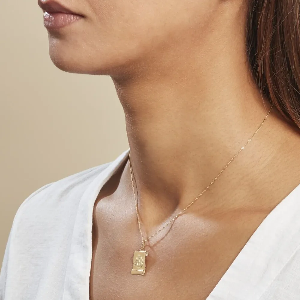 Marc Orian Pendentifs|Pendentifs Personnalisés > Pendentif Luz Or Jaune