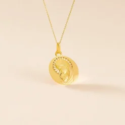 Marc Orian Pendentifs|Pendentifs Personnalisés > Pendentif Marie Or Jaune