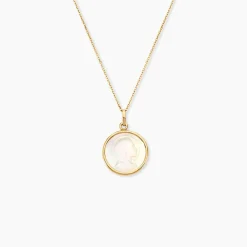 Marc Orian Pendentifs|Bijoux Homme > Pendentif Marie Or Jaune Nacre
