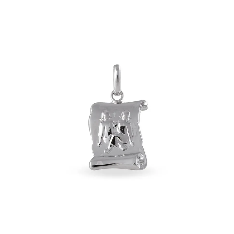 Pendentif Omayra Argent Blanc