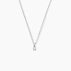 Pendentif One Or Blanc Diamant