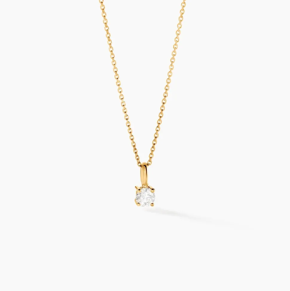 Pendentif One Or Jaune Diamant