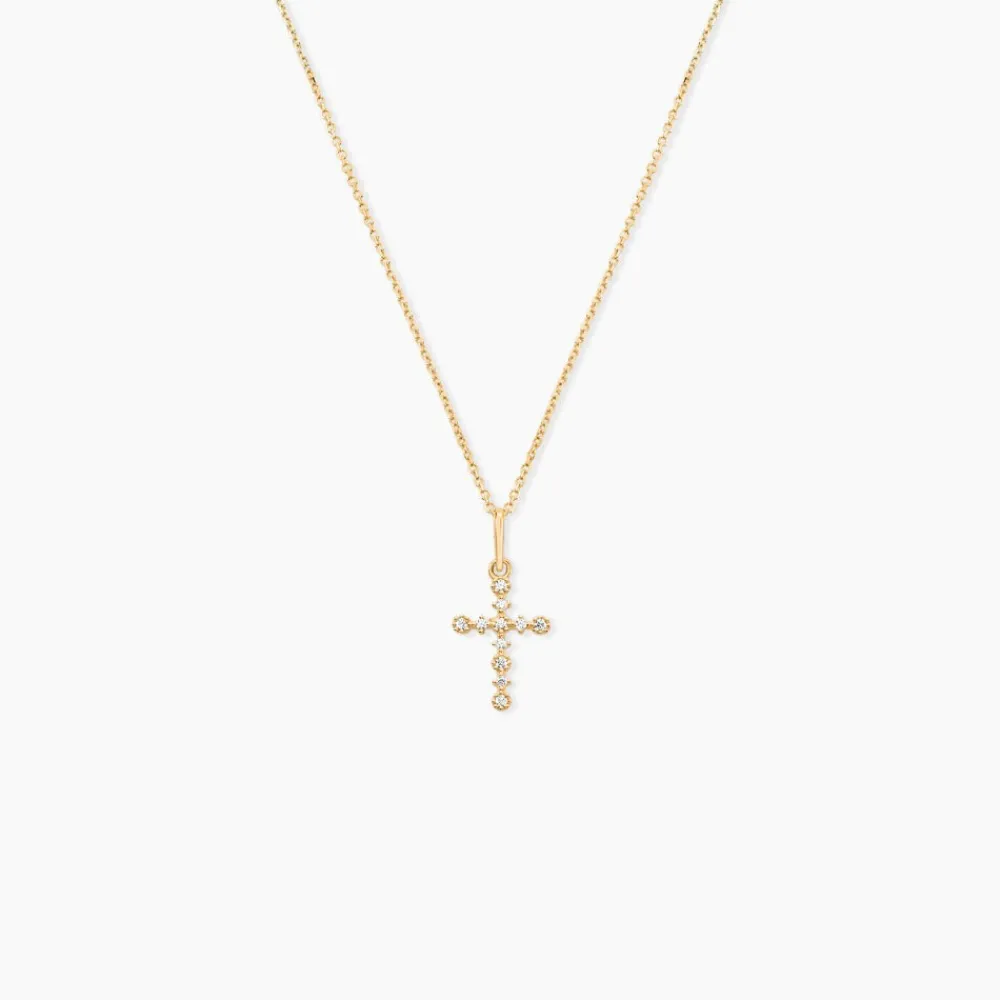 Marc Orian Bijoux Zirconium|Pendentifs > Pendentif Or Jaune Lucinien Oxyde De Zirconium