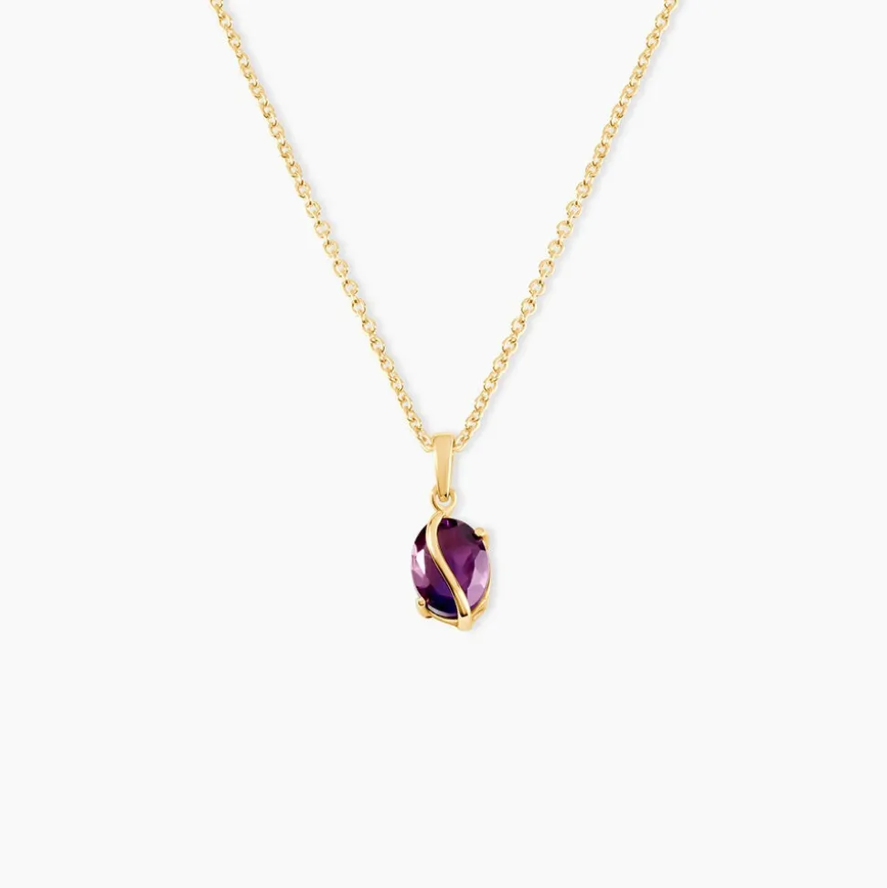 Pendentif Or Jaune Prudencia Améthyste