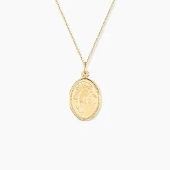Marc Orian Pendentifs|Pendentifs Personnalisés > Pendentif Or Jaune Vierge A L'enfant