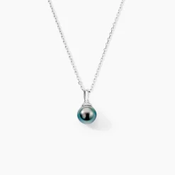 Marc Orian Bijoux Perles|Pendentifs > Pendentif Phila Or Blanc Perle De Culture De Tahiti