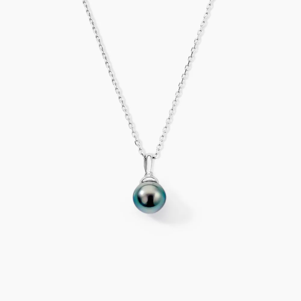 Marc Orian Bijoux Perles|Pendentifs > Pendentif Phila Or Blanc Perle De Culture De Tahiti